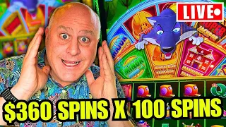 $360 SPINS! LARGEST BETS EVER ON HUFF N EVEN MORE PUFF!!!