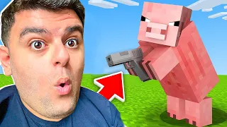 Minecraft მაგრამ მობები შეიარაღებულია!