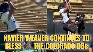 🚨 Xavier Weaver Continues To BLESS All The Colorado Defensive Backs ‼️