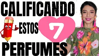 ✅️CALIFICANDO ESTOS 7 PERFUMES  DE MUJER‼️ fragancias para volver a repetir...