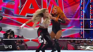 WWE Becky Lynch vs Trish Stratus Raw 8/14/23 Full Match
