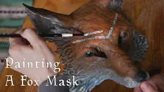 Painting A Fox Mask - Timelapse