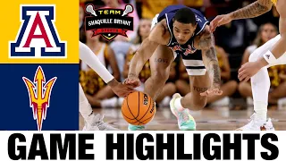 #6 Arizona vs Arizona State Highlights | NCAA Men's Basketball | 2024 College Basketball