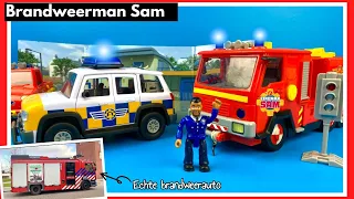 Brandweerman Sam speelgoed en echte Brandweerauto's kijken | Family Toys Collector
