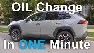 Toyota RAV4 (2019-2024): Oil Change In ONE Minute.