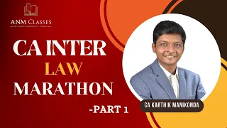 CA Inter - Corporate Law Marathon - May 2024 - Part 1