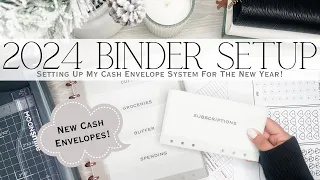 2024 Binder Setup | Setting Up My Cash Envelope System For The New Year | Adding New Envelopes!