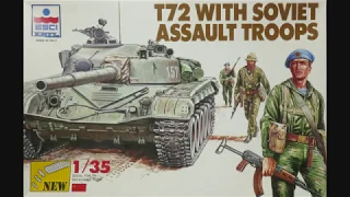 1/35 ESCI/ERTL Russian/Soviet T-72  Kit#5031 (no figures)