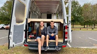 VAN LIFE TOUR | Budget Build Sprinter DIY Conversion Campervan For Full Time Living
