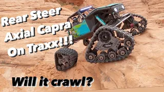 Axial Capra with Traxx! Can They Rock Crawl???