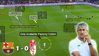 Tactical Analysis of Quique Setien's 1st Game in-charge | Barcelona vs Granada 1-0 | Analysis