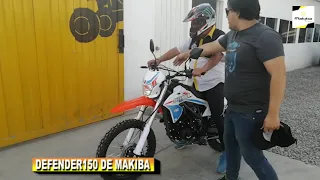 JAVICH :PRUEBA DE MANEJO DE LA DEFENDER OFF  ROAD 150 DE MAKIBA  2021- CONTACTOS : 976819045