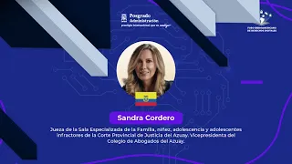 II Congreso Iberoamericano de Derechos Digitales - Sandra Cordero, del Colegio de Abogados del Azuay