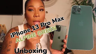 iPhone 13 Pro Max Alpine green +unboxing +accessories l  ASMR