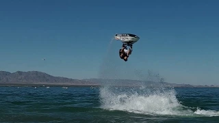 Jet Ski Freestyle First Ever HEEL CLICKER Back Flip by Lee Stone