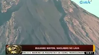 24 Oras: Bulkang Mayon, naglabas ng lava