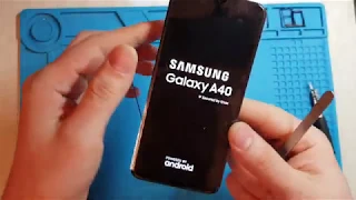 Samsung A40 разборка/замена дисплея/Samsung A40 replacement display