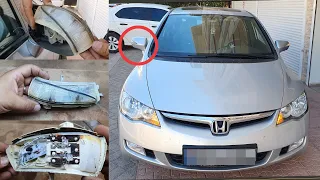 Honda Civic FD6 (2008) Ayna Sinyali Tamiri / Honda Civic Mirror Signal Repair