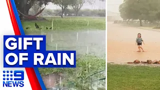 Parts of Queensland receive Christmas drenching | 9 News Australia