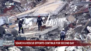 Search and rescue efforts continue for second day after building collapse