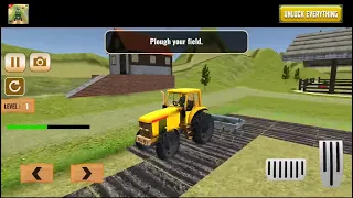 Harvester Tractor Farming Simulator 2022 - Real Tractor Driving - Android Gameplay