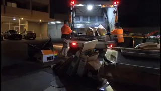 Garbage Truck CRUSHING things - Massive Bulk Piles