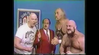 AWA Hulk Hogan Mad Dog Vachon and Baron Von Raschke Promo