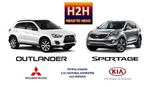 H2H #20 Kia Sportage vs Mitsubishi Outlander