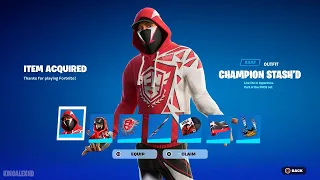 How To Get Champion Stash'd Skin NOW FREE In Fortnite! (Unlocked Champion Stash'd Bundle)