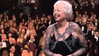 Thelma Schoonmaker winning a Film Editing Oscar® for "The Departed"