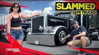 Shocking Slammed Chrome Covered Semi Trucks - Here's Our Favorites!