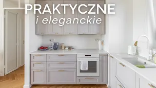 Eleganckie mieszkanie rodziny pełne praktycznych rozwiązań | HOME TOUR