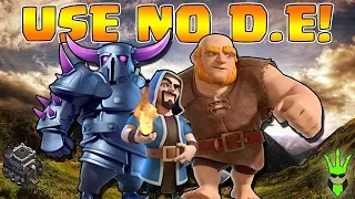 THIS ARMY USES NO DARK ELIXIR! - TH9 DE Farming - Clash of Clans - Let's Play TH9 Episode 10