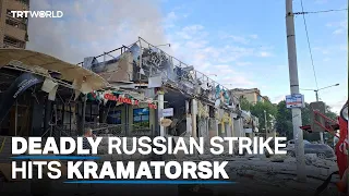 At least eight killed in Russian missile strike on Kramatorsk