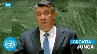 🇭🇷 Croatia - President Addresses United Nations General Debate, 76th Session (English) | #UNGA