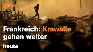 heute 19:00 Uhr 30.06.23: Krawalle in Frankreich, Heizungsgesetz, Hitzewelle USA - Mexiko (english)