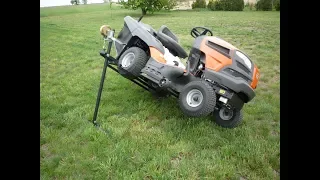Podnośnik lewarek do traktorka, kosiarki, quada, Jacking jack for tractor, mower, quad