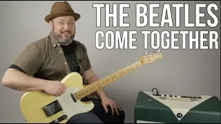 The Beatles - Come Together - Guitar Lesson, How to Play