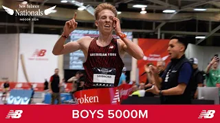 Boys 5000m - New Balance Nationals Indoor 2024