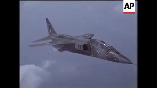 RAF SEPECAT Jaguar T2 in flight