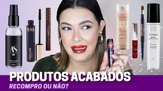 PRODUTOS DE BELEZA ACABADOS | Recompraria ou não quero mais nem ver