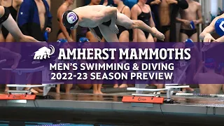 Men's Swimming & Diving: 2022-23 Amherst Season Preview