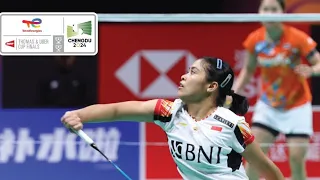 Gregoria Mariska Tunjung Vs Ratchanok Intanon || Indonesia Vs Thailand - Uber Cup 2024 #badminton