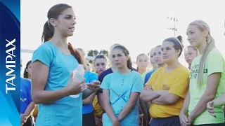 Alex Morgan Gives High School Soccer Team an AWEsomely Active Surprise