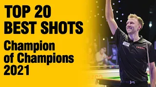 TOP 20 BEST SHOTS! Snooker Champions of Champions 2021!