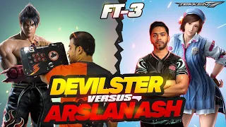 Devilster (Jin) VS Arslan Ash (Asuka)  FT3!