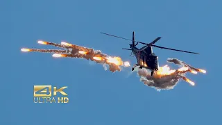 (4K) Agusta A-109 Belgian Air Force flying Display at Sanicole AirShow 2022