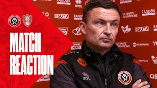 Paul Heckingbottom | Sheffield United 0-1 Rotherham | Match Reaction Interview