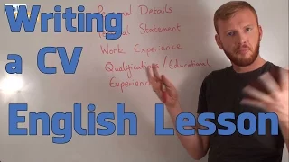 Writing a CV - English Functional Language Lesson (Advanced)