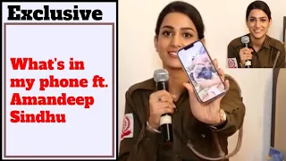 What's In My Phone Ft. Amandeep Sindhu| Chashni